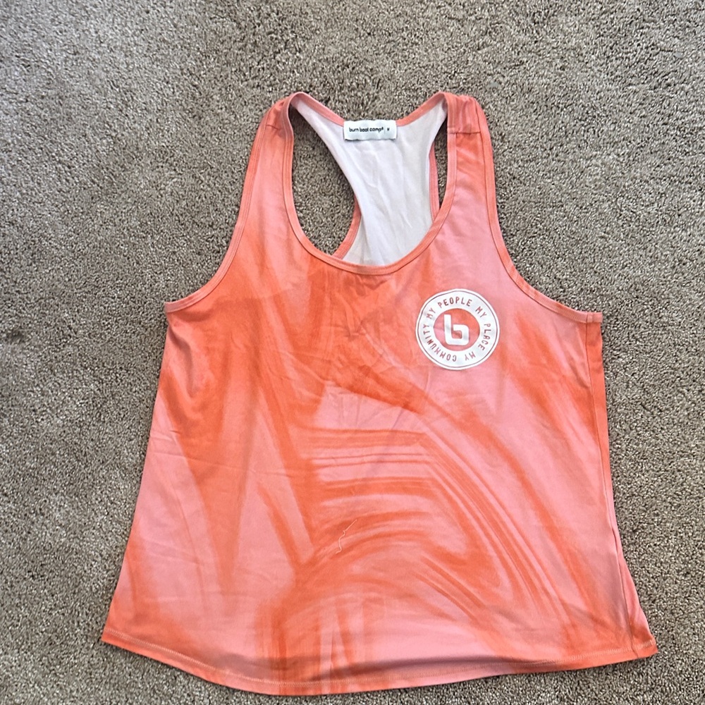 Coral Tank Top with Logo